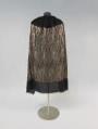Image of Silver lamé and black chiffon cape, 1926